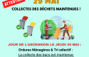 ASCENSION : Infos importante pour votre collecte 